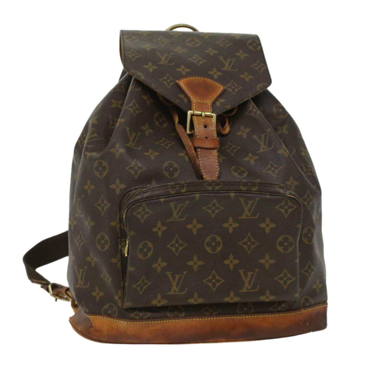 LOUIS VUITTON Monogram Montsouris GM Backpack M51135 LV hs1638