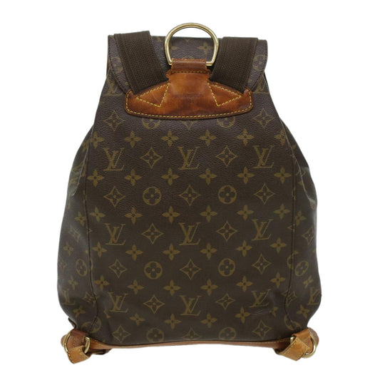 LOUIS VUITTON Monogram Montsouris GM Backpack M51135 LV hs1638
