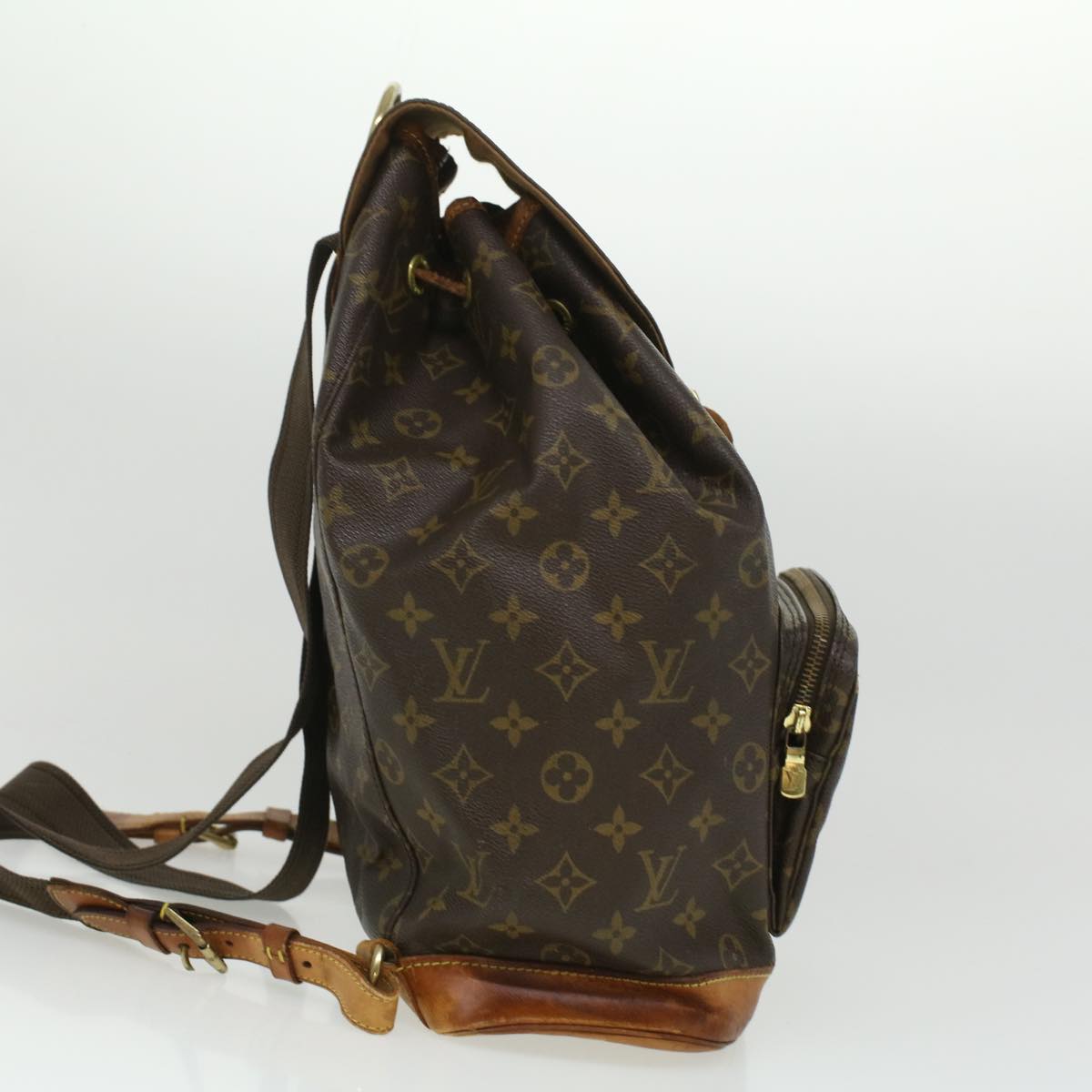 LOUIS VUITTON Monogram Montsouris GM Backpack M51135 LV hs1638