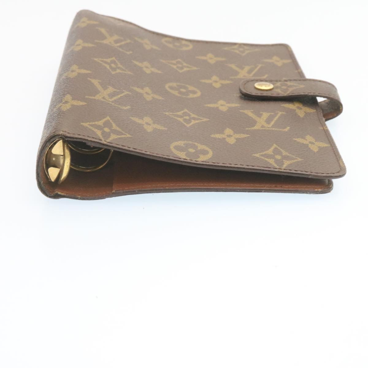 LOUIS VUITTON Monogram Agenda MM Day Planner Cover R20105 LV hs384