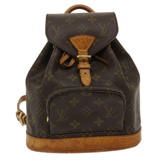 LOUIS VUITTON Monogram Montsouris PM Backpack M51137 LV hs982
