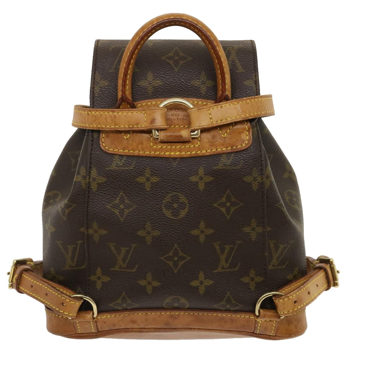 LOUIS VUITTON Monogram Montsouris PM Backpack M51137 LV hs982