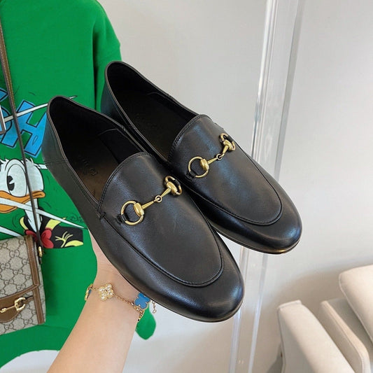 Luxury Gucci GG LOAFERS MULES BLACK