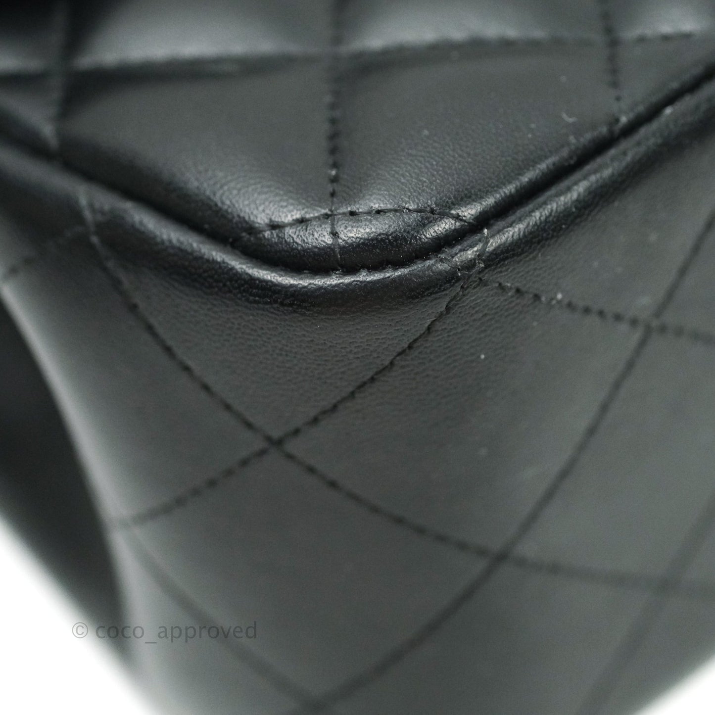 Chanel Jumbo Double Flap Black Lambskin Silver Hardware⁣⁣