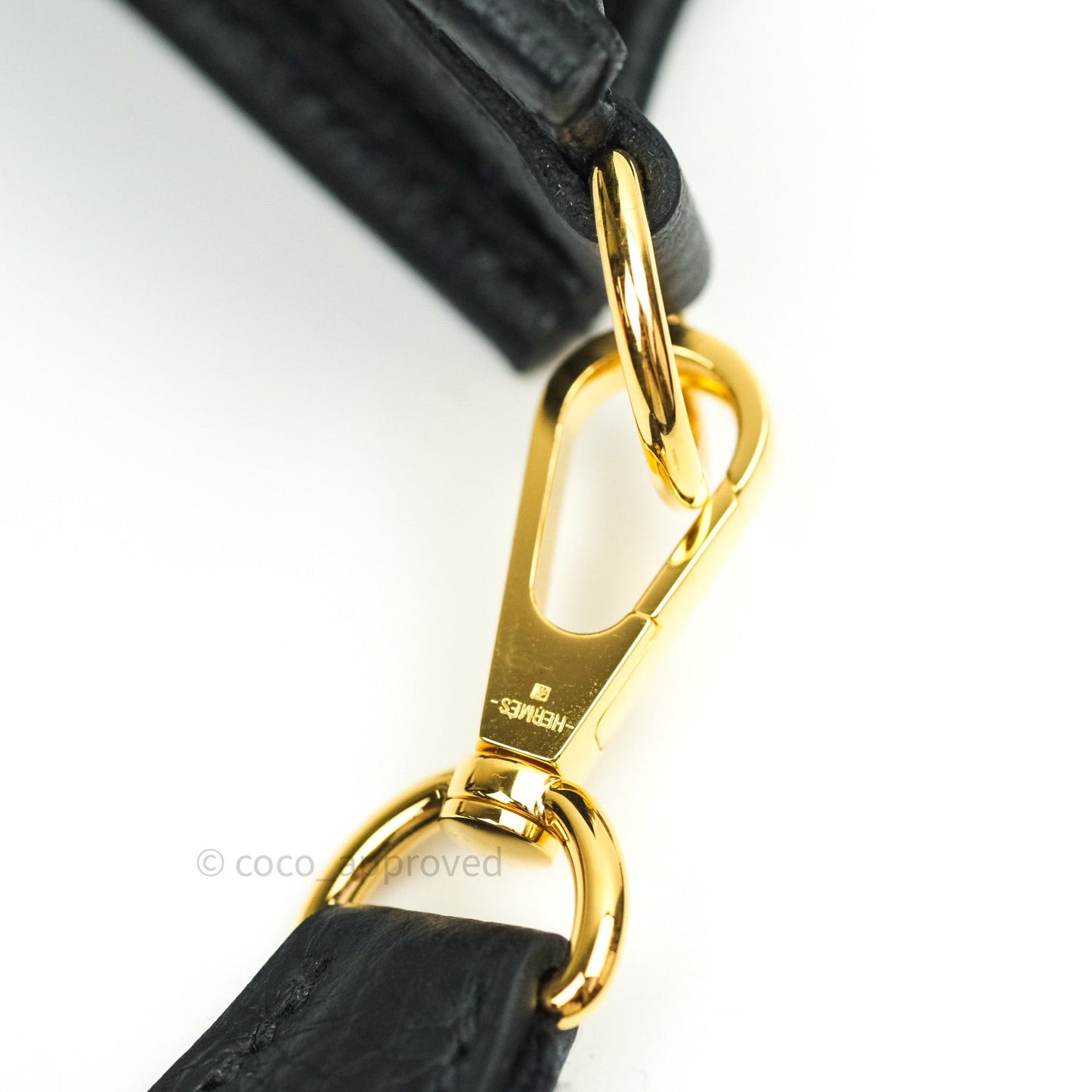 Hermès Clemence Evelyne TPM Black Gold Hardware