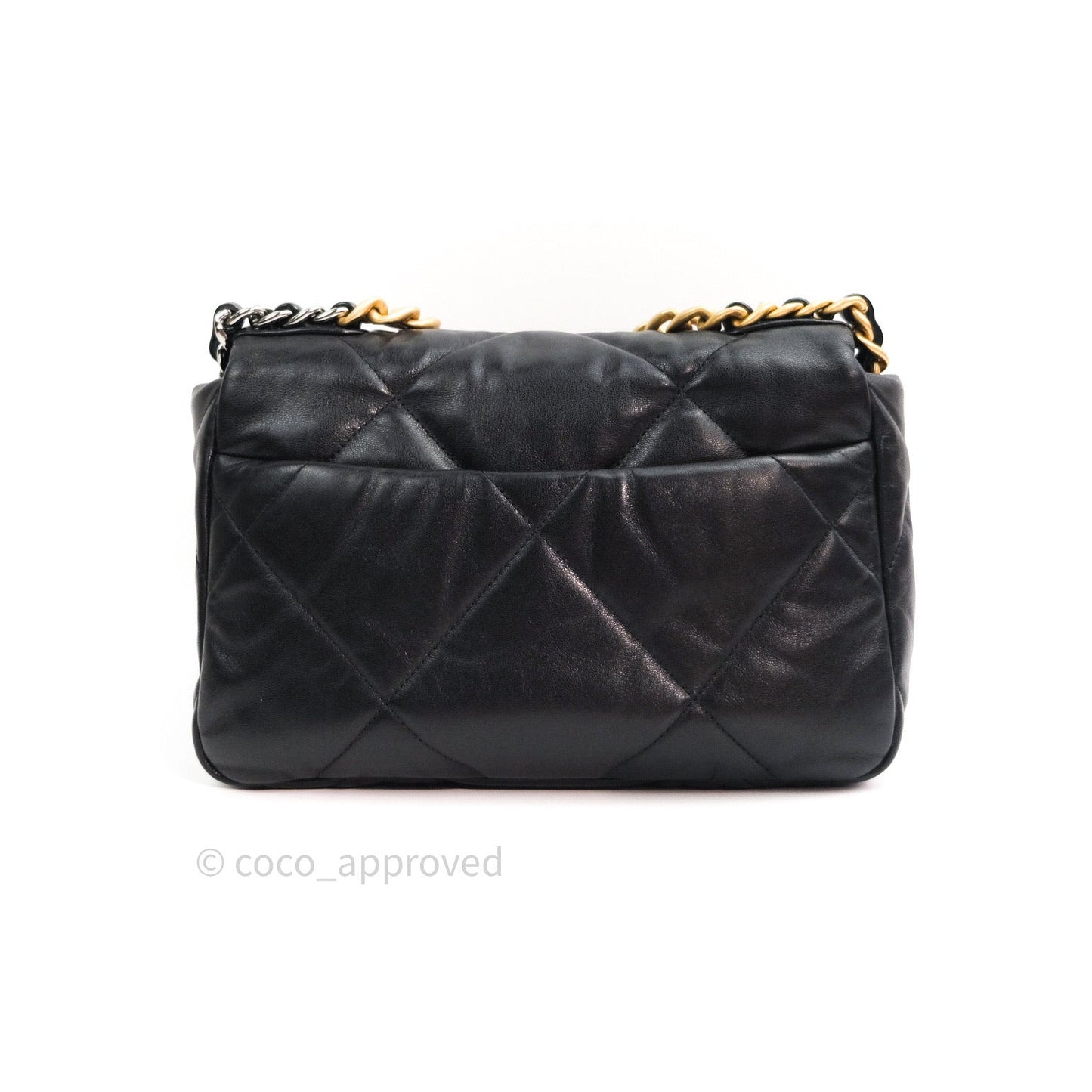 Chanel 19 Small Beige Goatskin Mixed Hardware