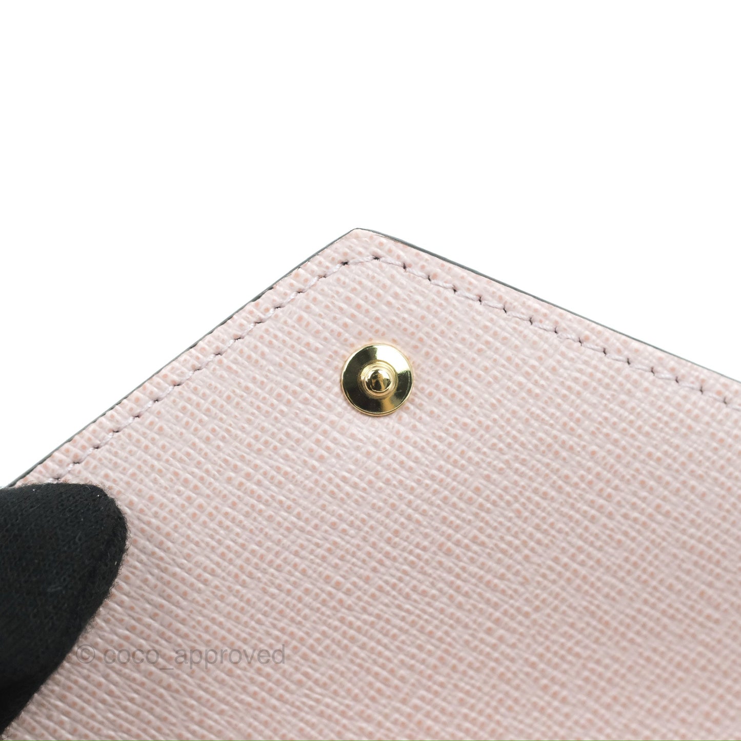 Louis Vuitton Victorine Wallet Monogram Canvas Rose Ballerine
