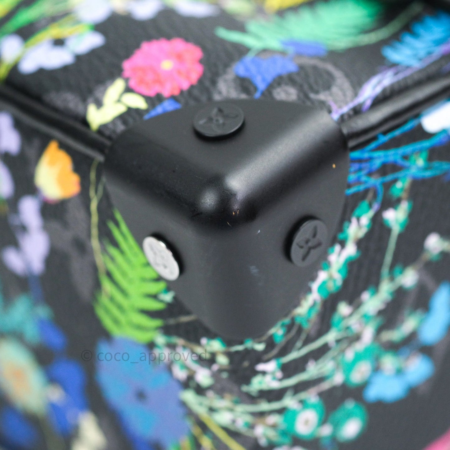 Lous Vuitton Monogram Flower Print Mini Soft Trunk Eclipse