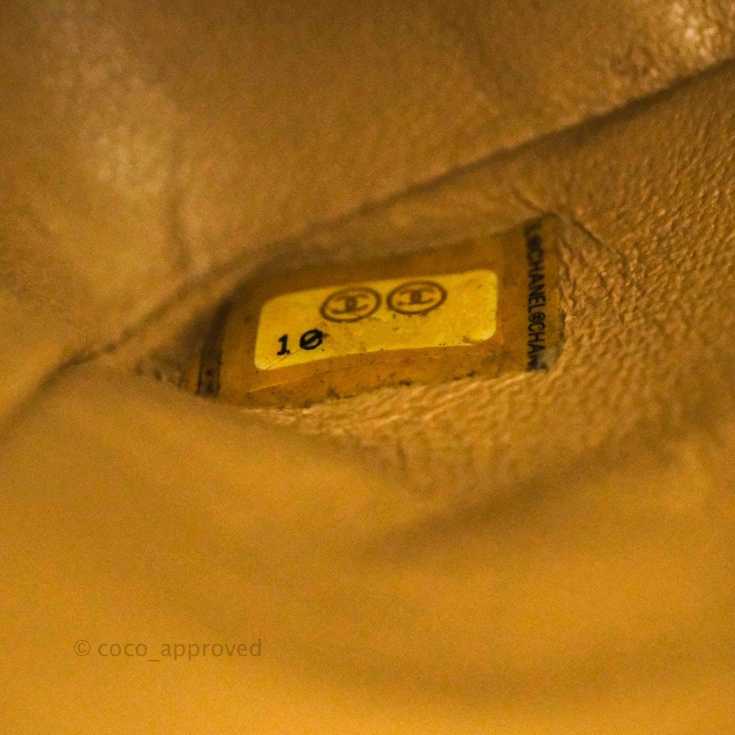 Chanel Classic M/L Medium Double Flap Dark Beige Caviar 24K Gold Hardware