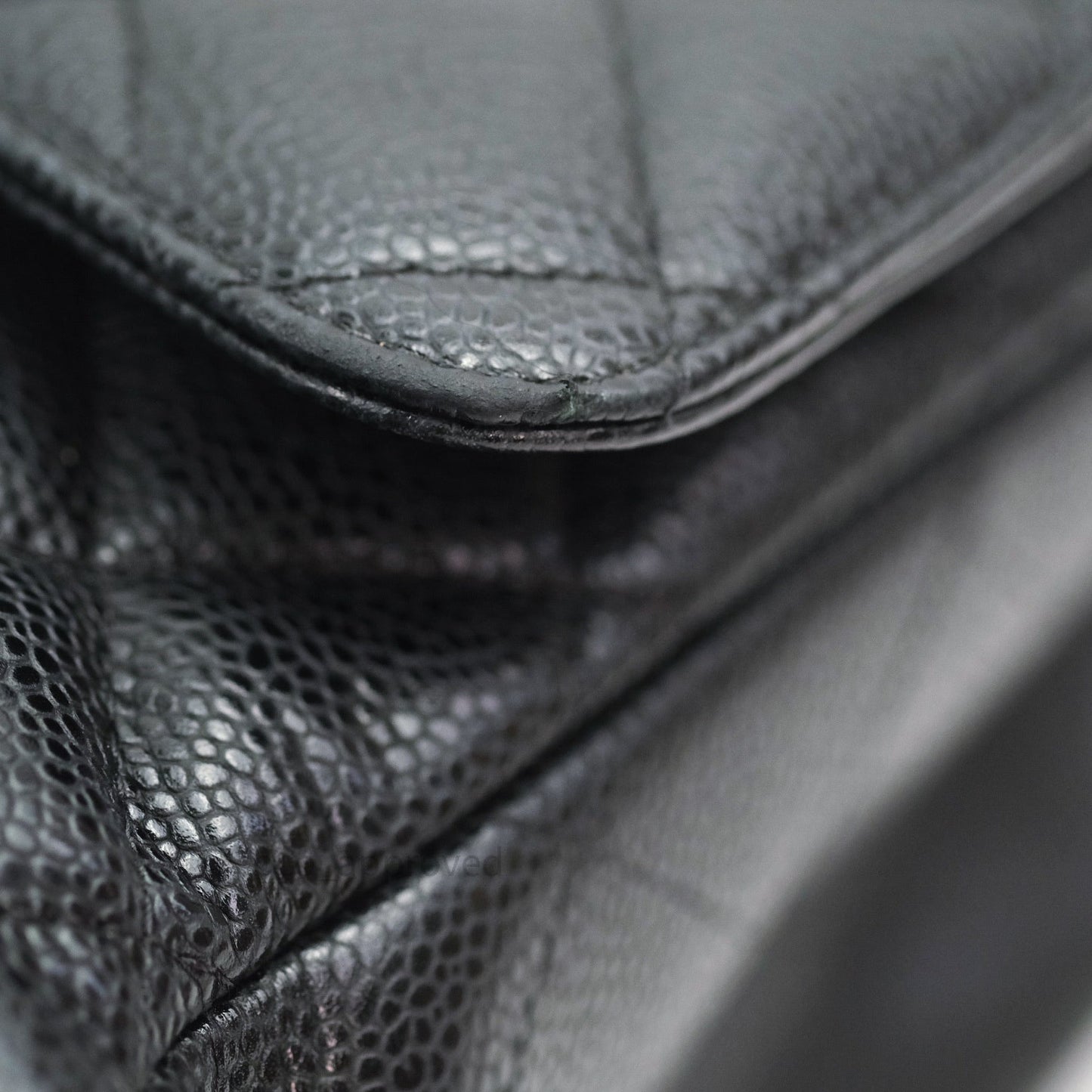 Chanel Classic Double Flap Maxi Black Caviar Gold Hardware