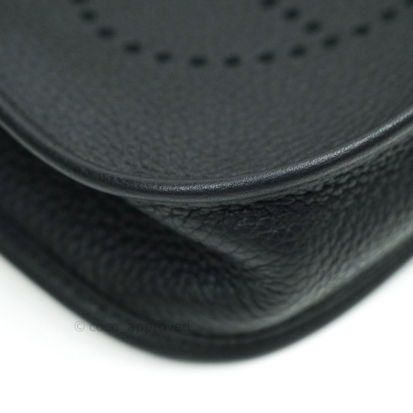 Hermès Clemence Evelyne TPM Black Gold Hardware