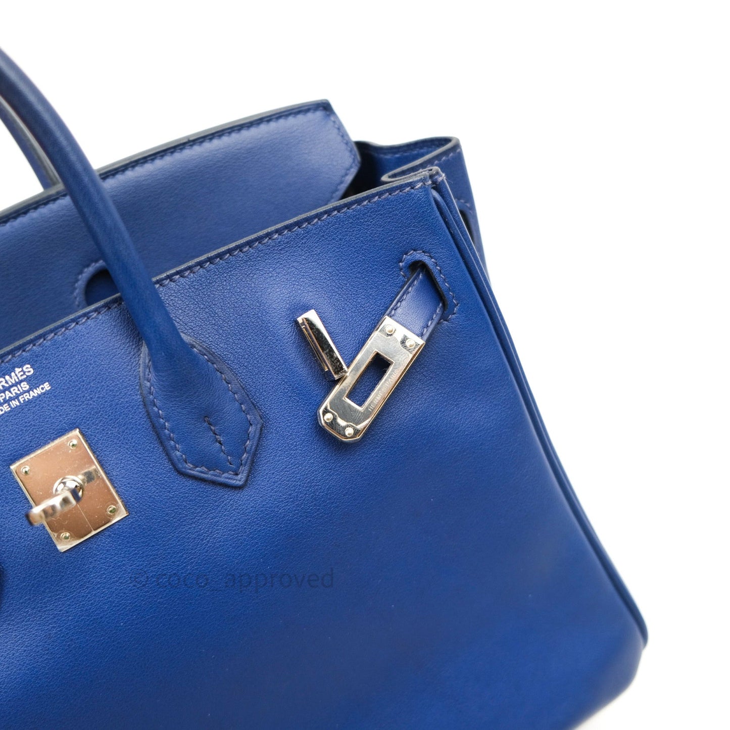 Hermès Birkin 25 Bleu Sapphir Swift Palladium Hardware