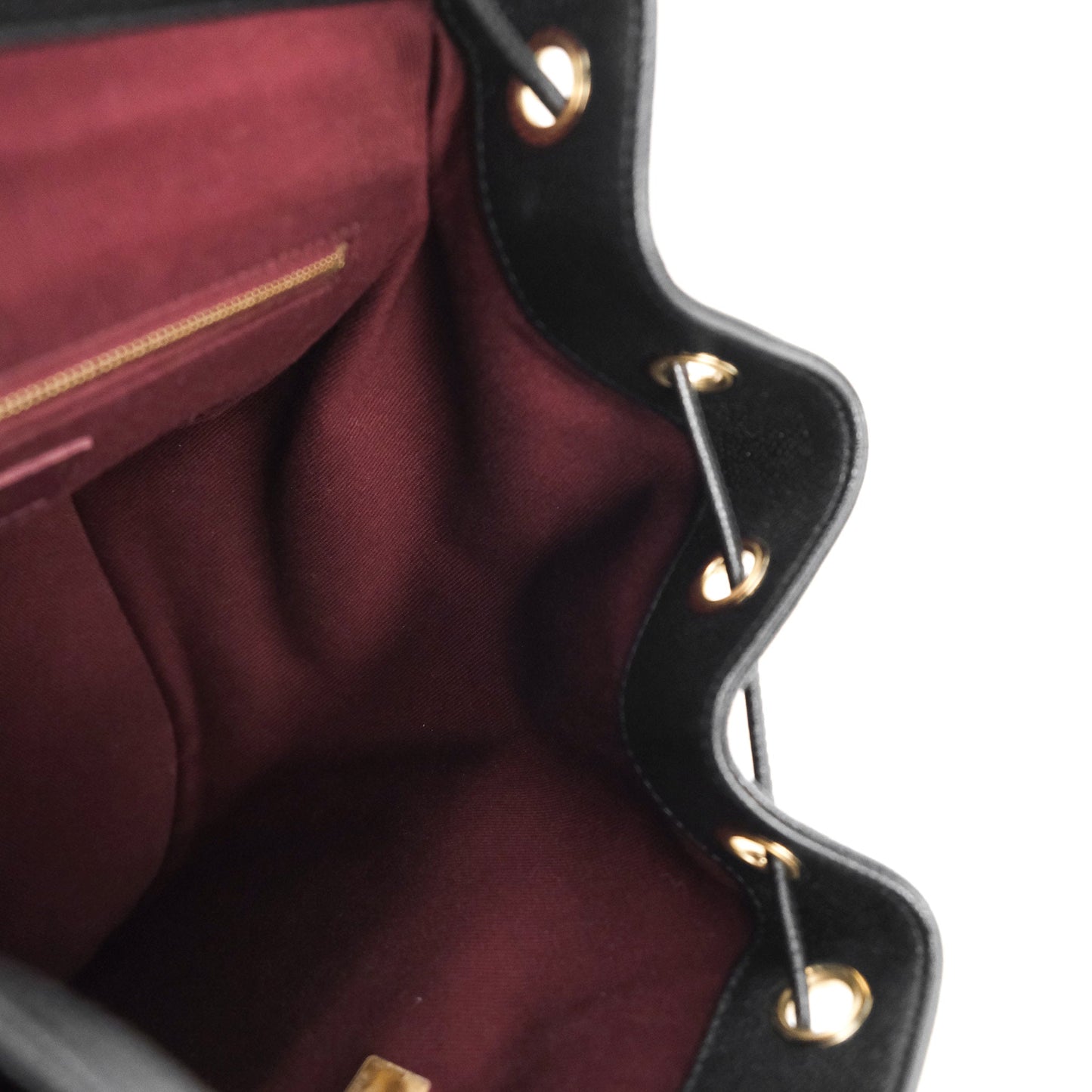 Chanel Quilted Business Affinity Backpack Black Caviar Gold Hardware