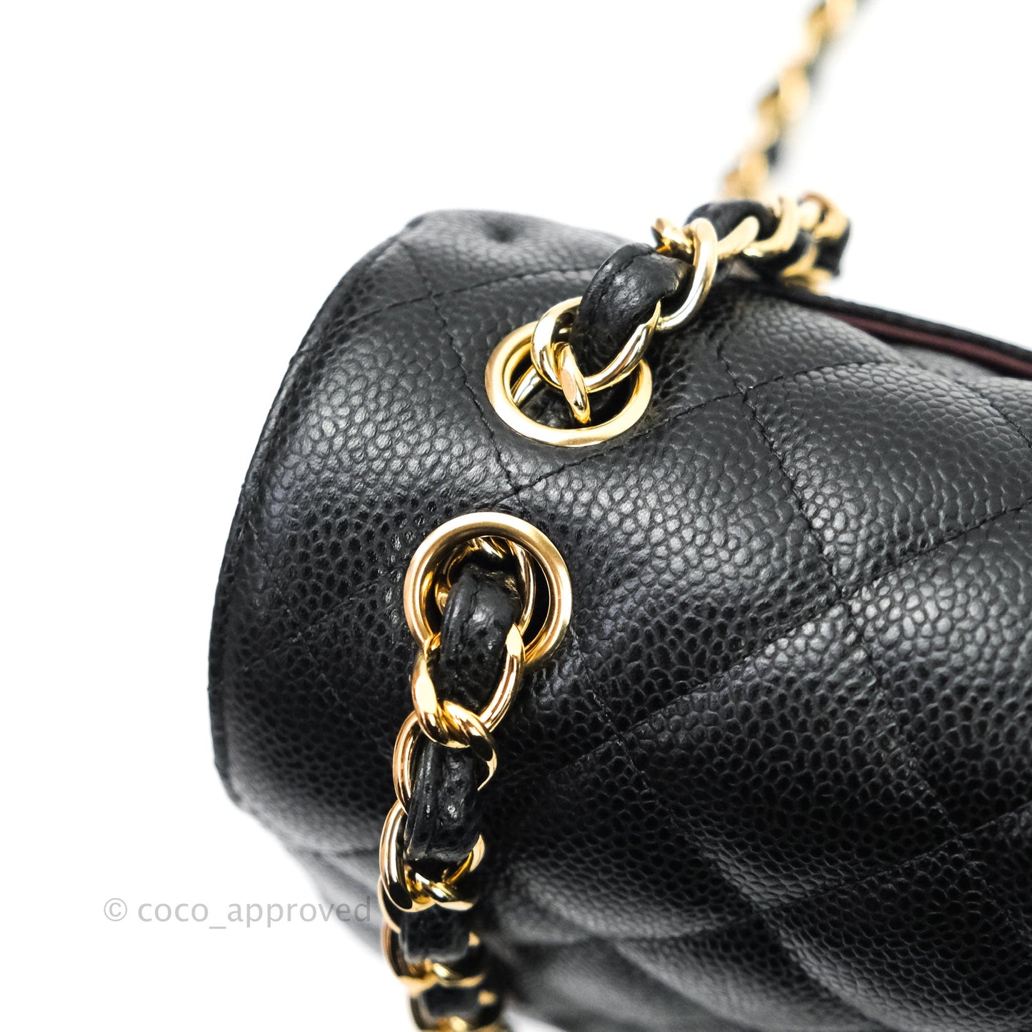 Chanel Jumbo Double Flap Black Caviar Gold Hardware⁣⁣