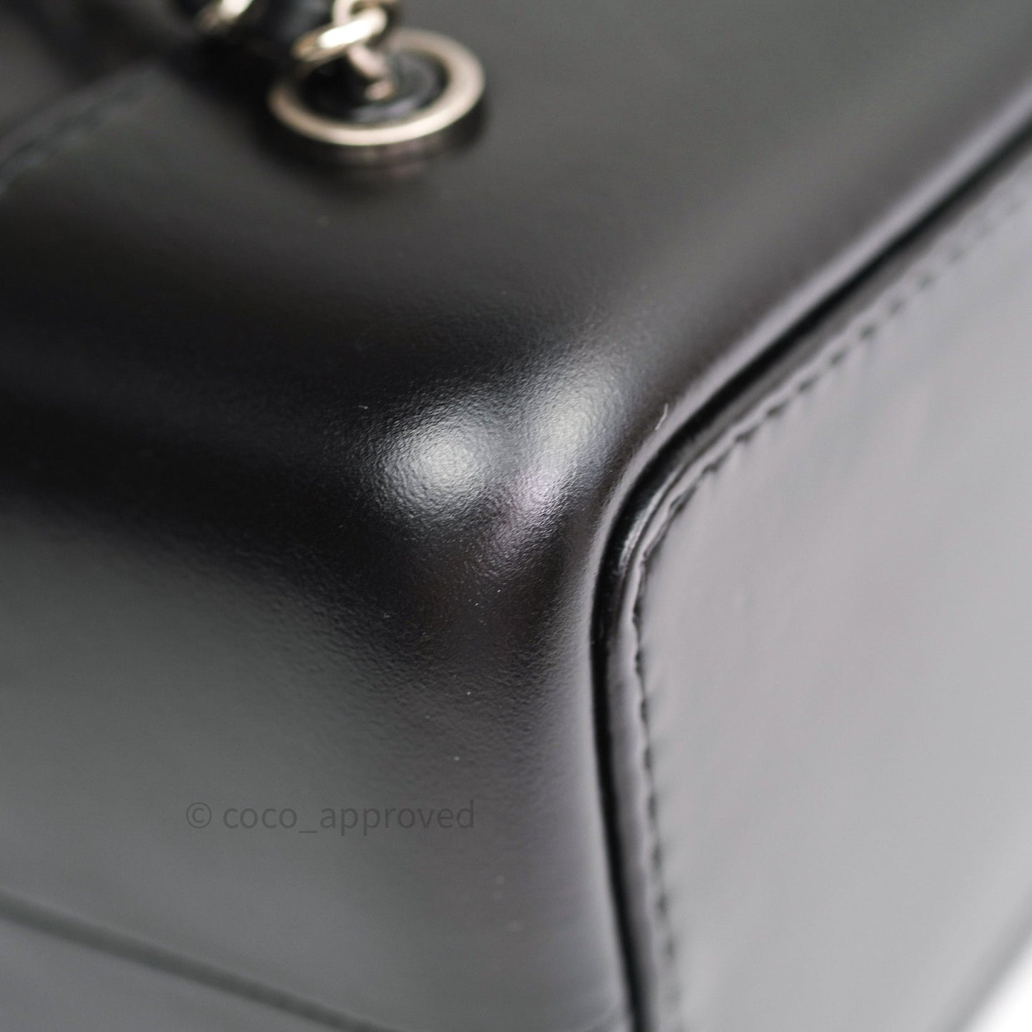 Chanel Gabrielle Backpack Black Aged Calfskin Small Black Mixed Hardware