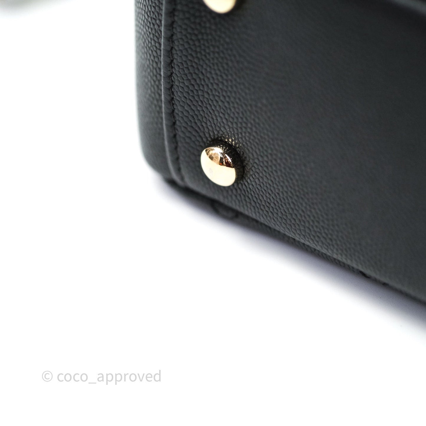 Chanel Quilted Medium Business Affinity Flap Black Caviar Light Gold Hardware