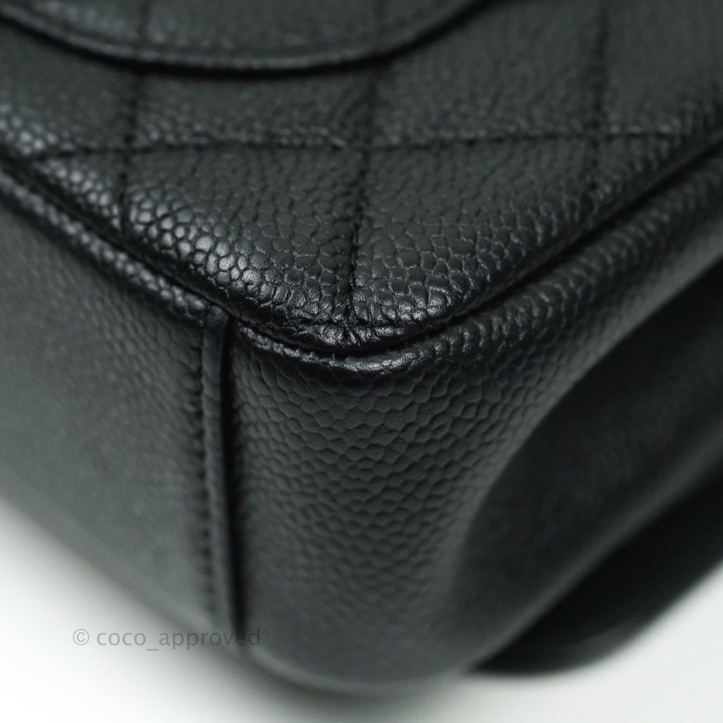 Chanel Quilted Small CC Filigree Flap Black Caviar