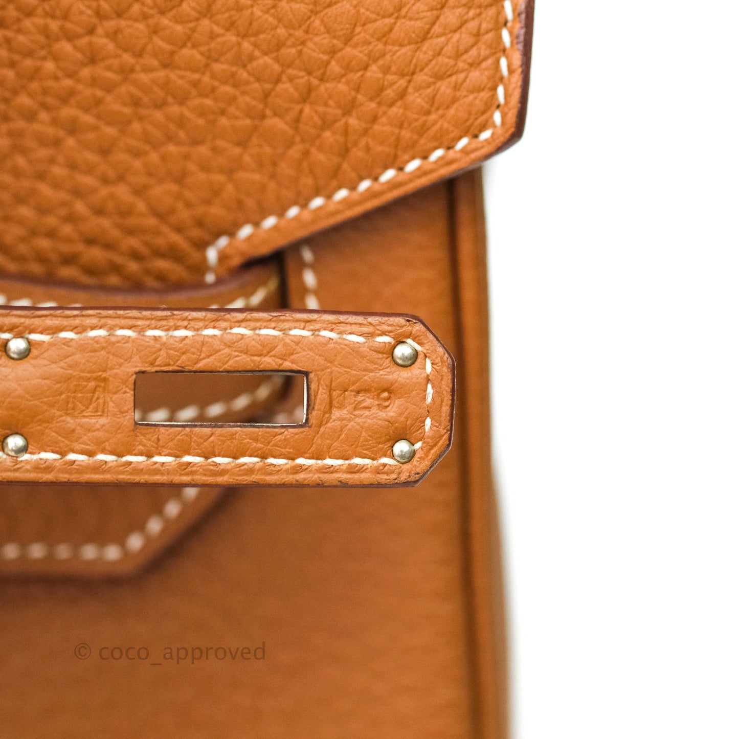 Hermès Birkin 35 Gold Togo Palladium Hardware