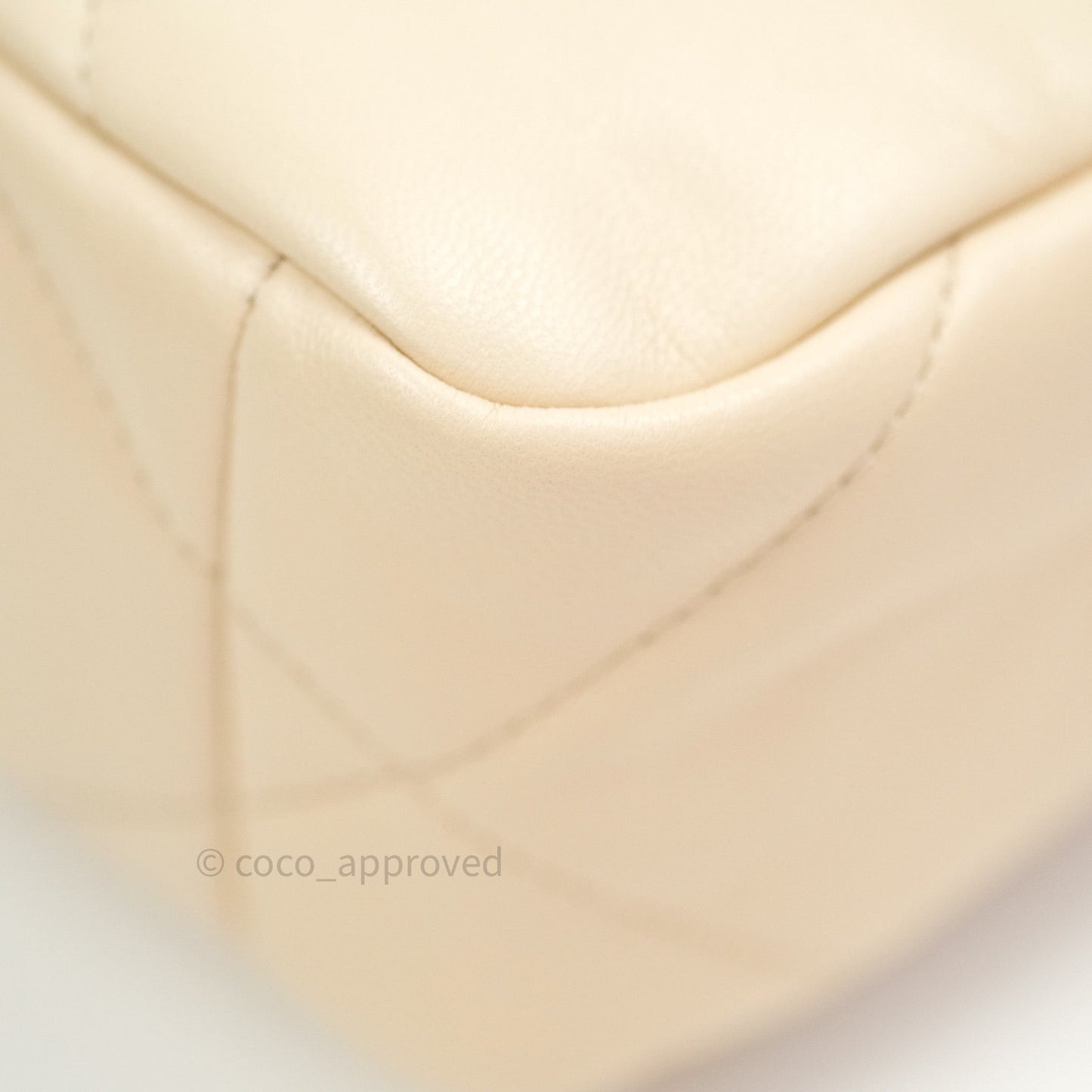 Chanel 19 Small Beige Goatskin Mixed Hardware