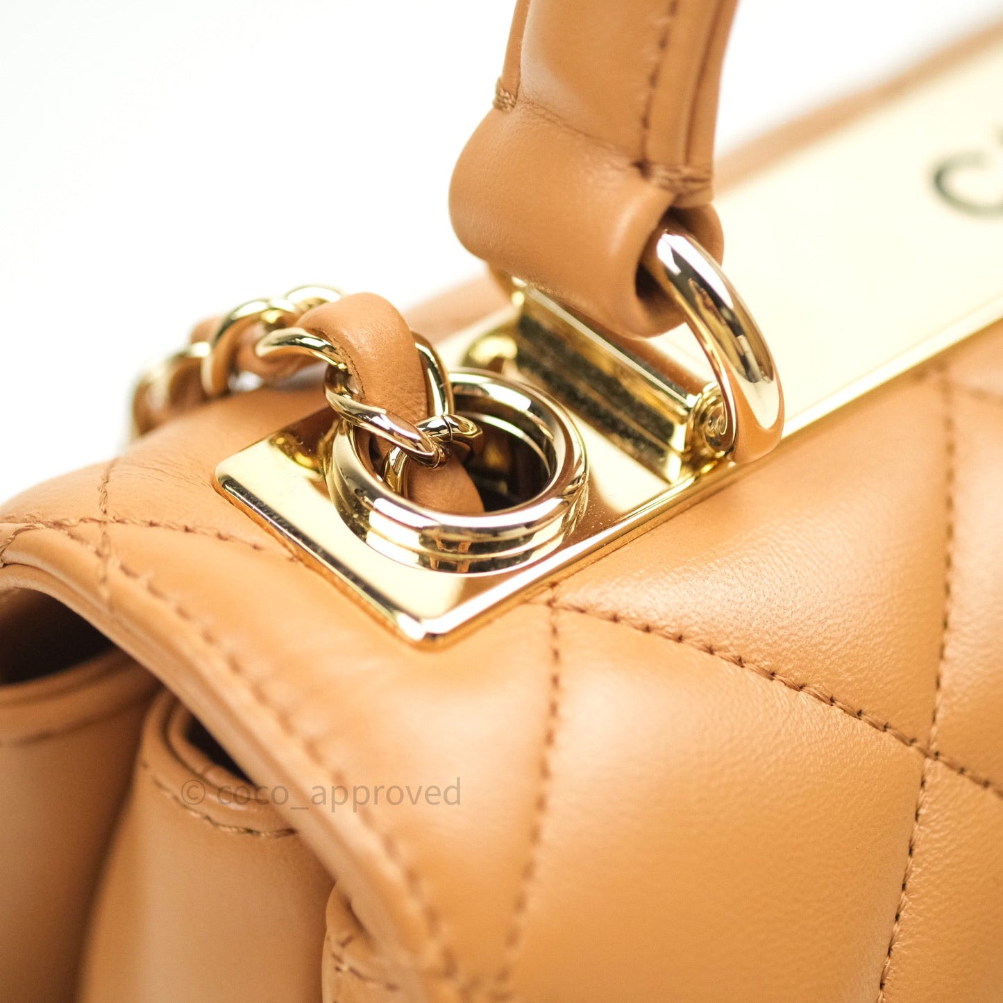 Chanel Trendy CC Small Black Lambskin Gold Hardware