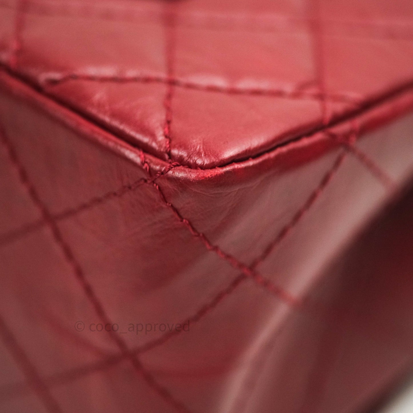 Chanel Reissue Quilted Aged Calfskin Dark Red Ruthenium Hardware 226