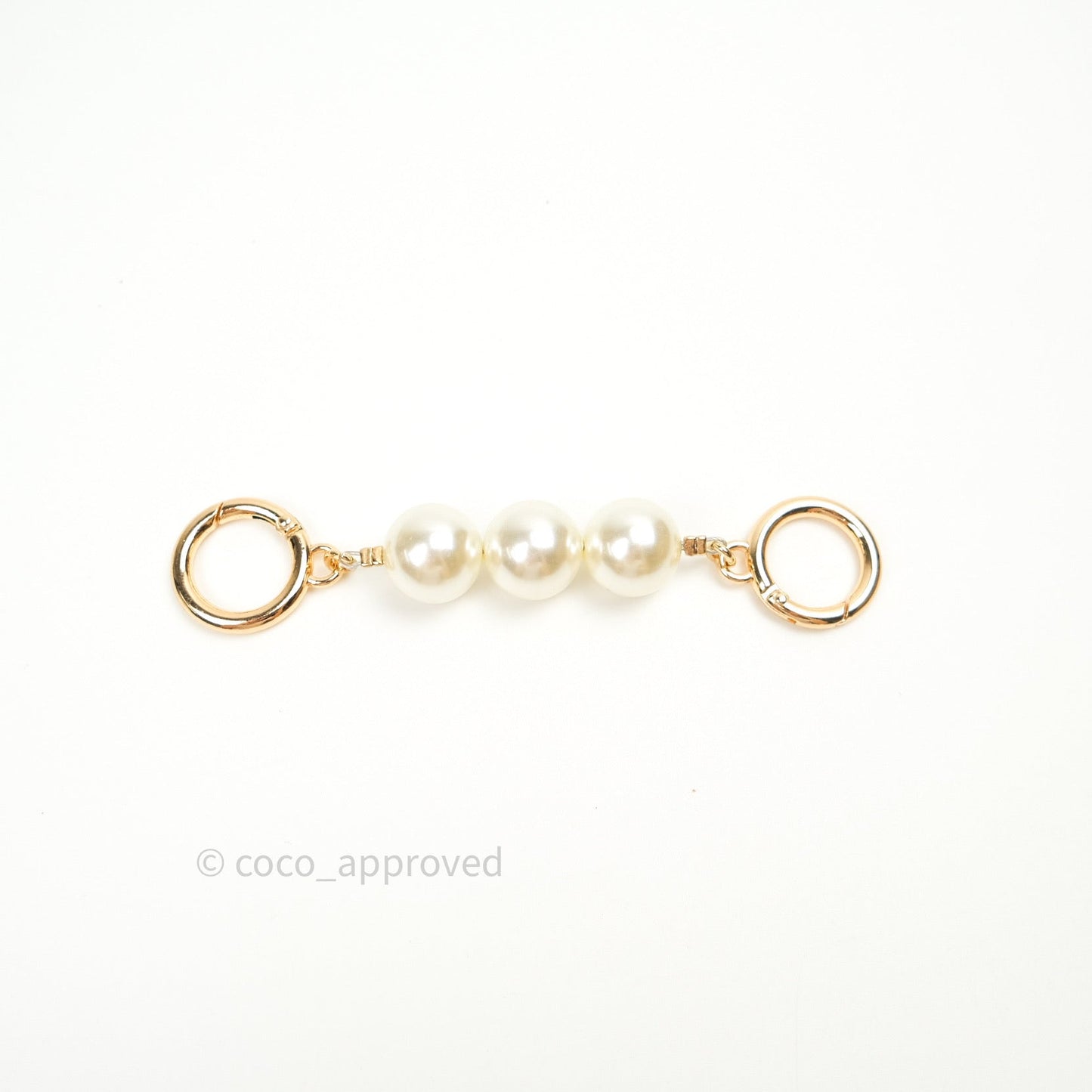 Pearl Strap Extension (Gold/Ivory)