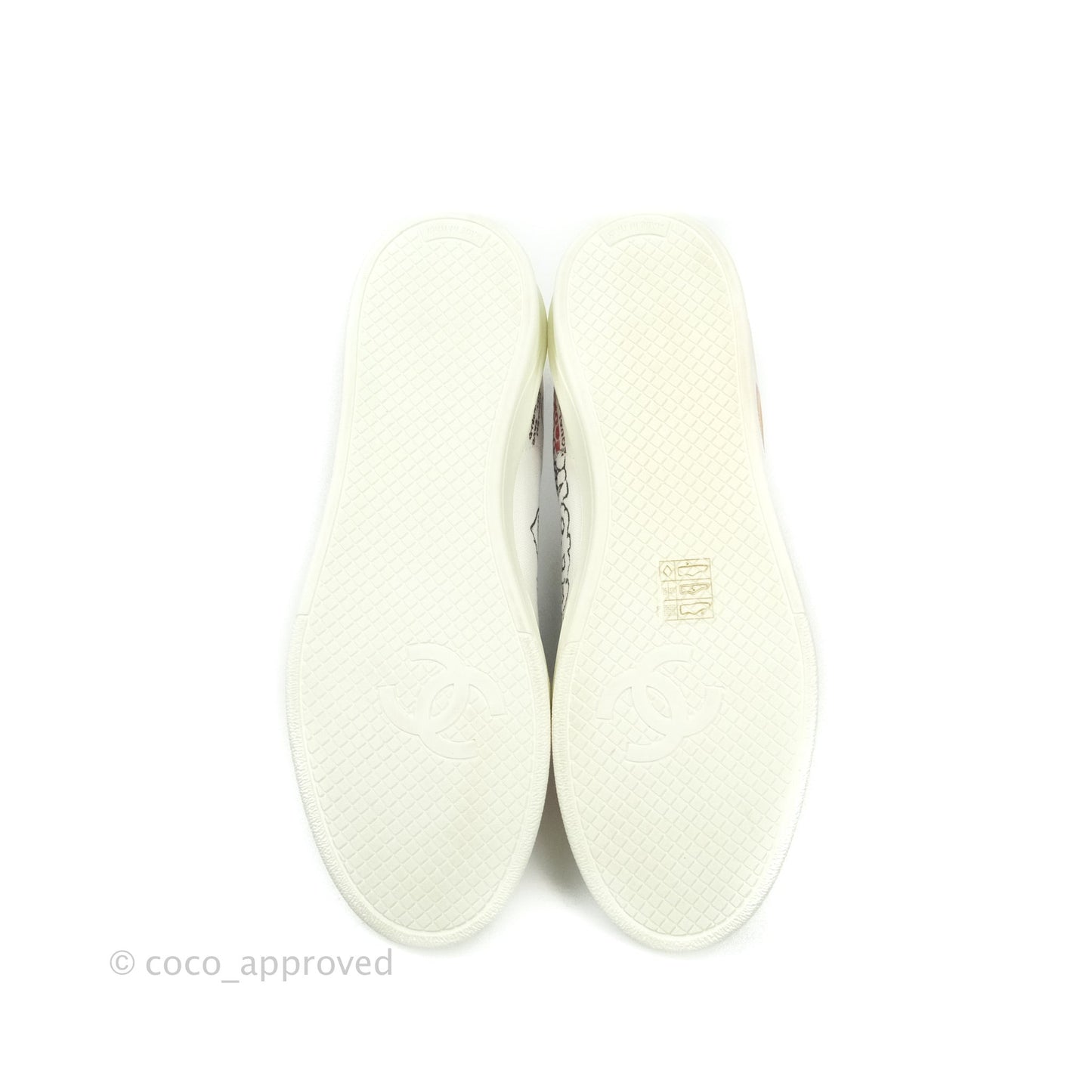Chanel x Pharrell Williams Calfskin Womens Sneakers 38 White