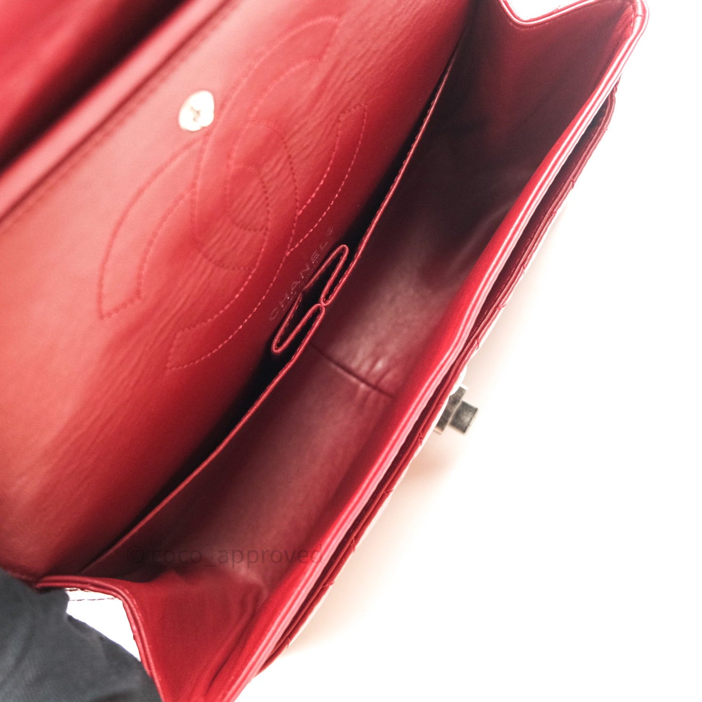 Chanel Reissue Quilted Aged Calfskin Dark Red Ruthenium Hardware 226