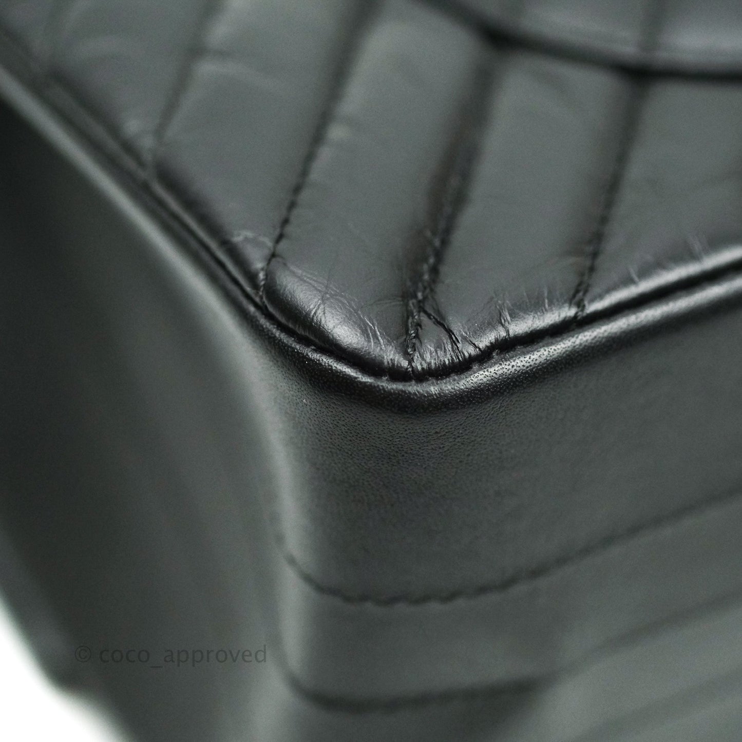 Chanel Reissue Chevron Aged Calfskin So Black Hardware 226