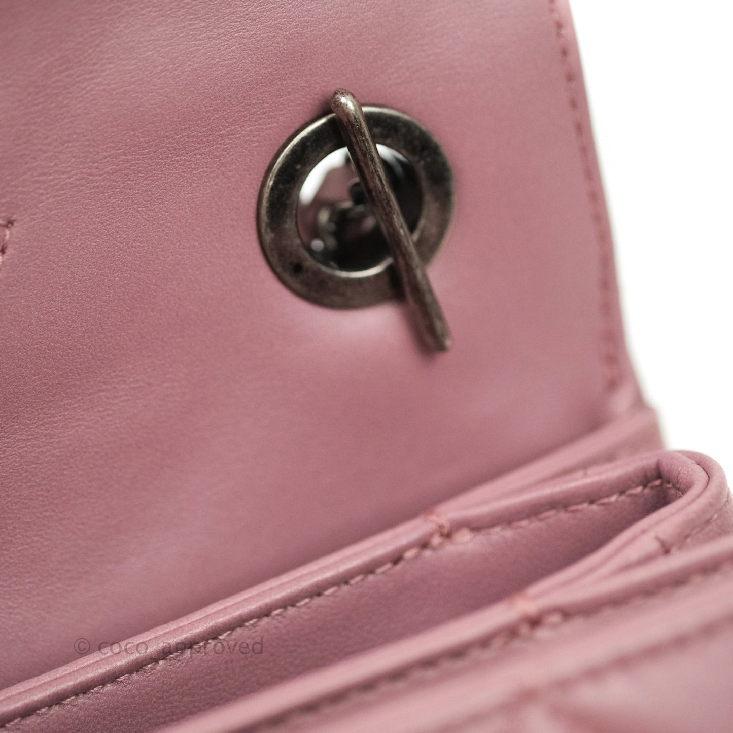 Chanel Trendy CC Small Mauve Pink Lambskin Ruthenium Hardware
