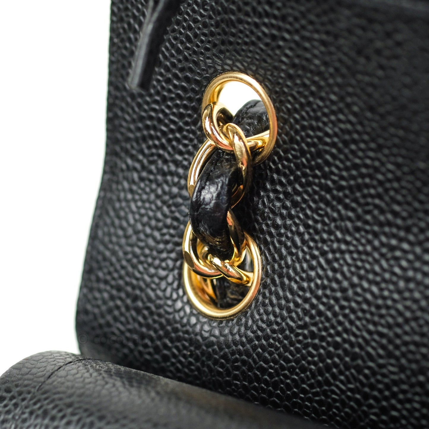 Chanel Classic Jumbo Double Flap Black Caviar Gold Hardware⁣⁣