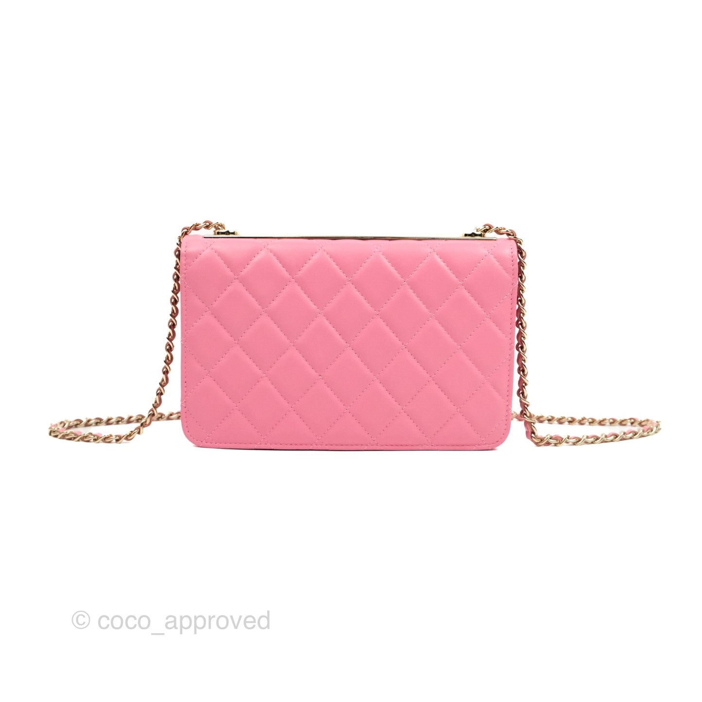 Chanel Trendy CC WOC Pink Lambskin Gold Hardware
