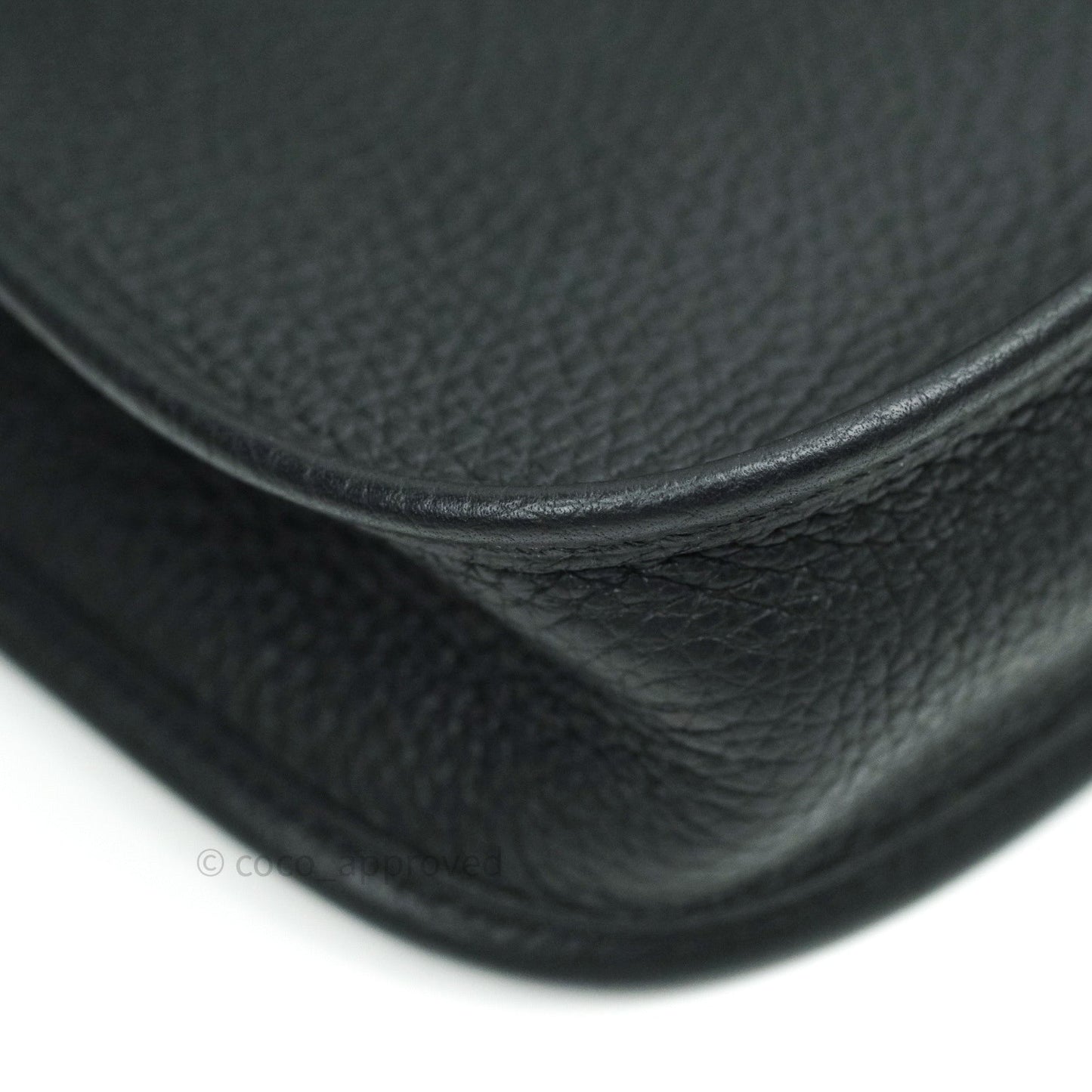 Hermès Clemence Evelyne TPM Black Gold Hardware