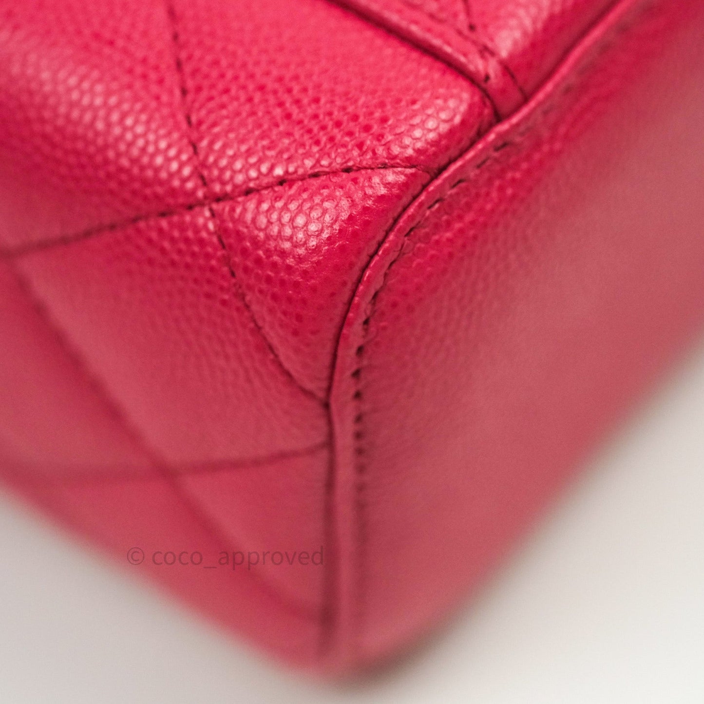 Chanel Mini Vanity Classic With Chain Pink Caviar Gold Hardware