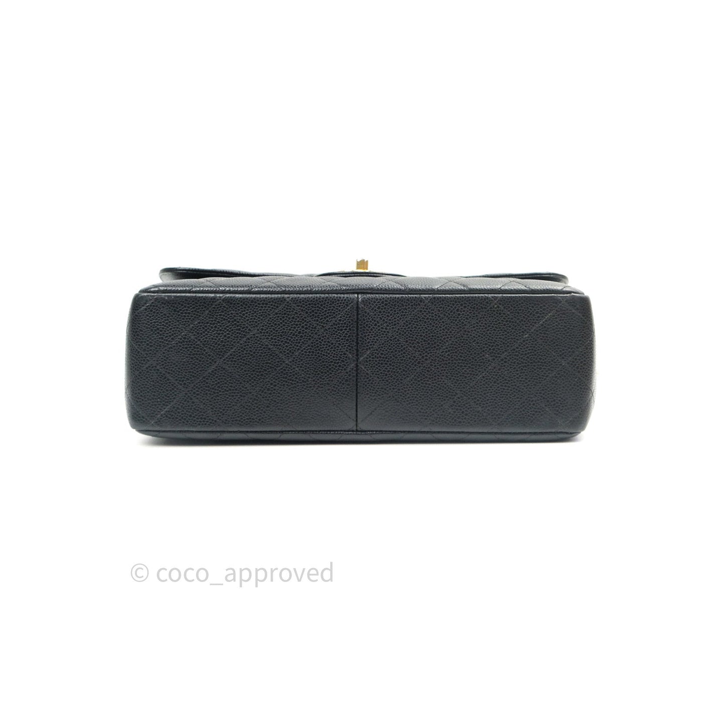 Chanel Jumbo Double Flap Black Caviar Gold Hardware⁣⁣