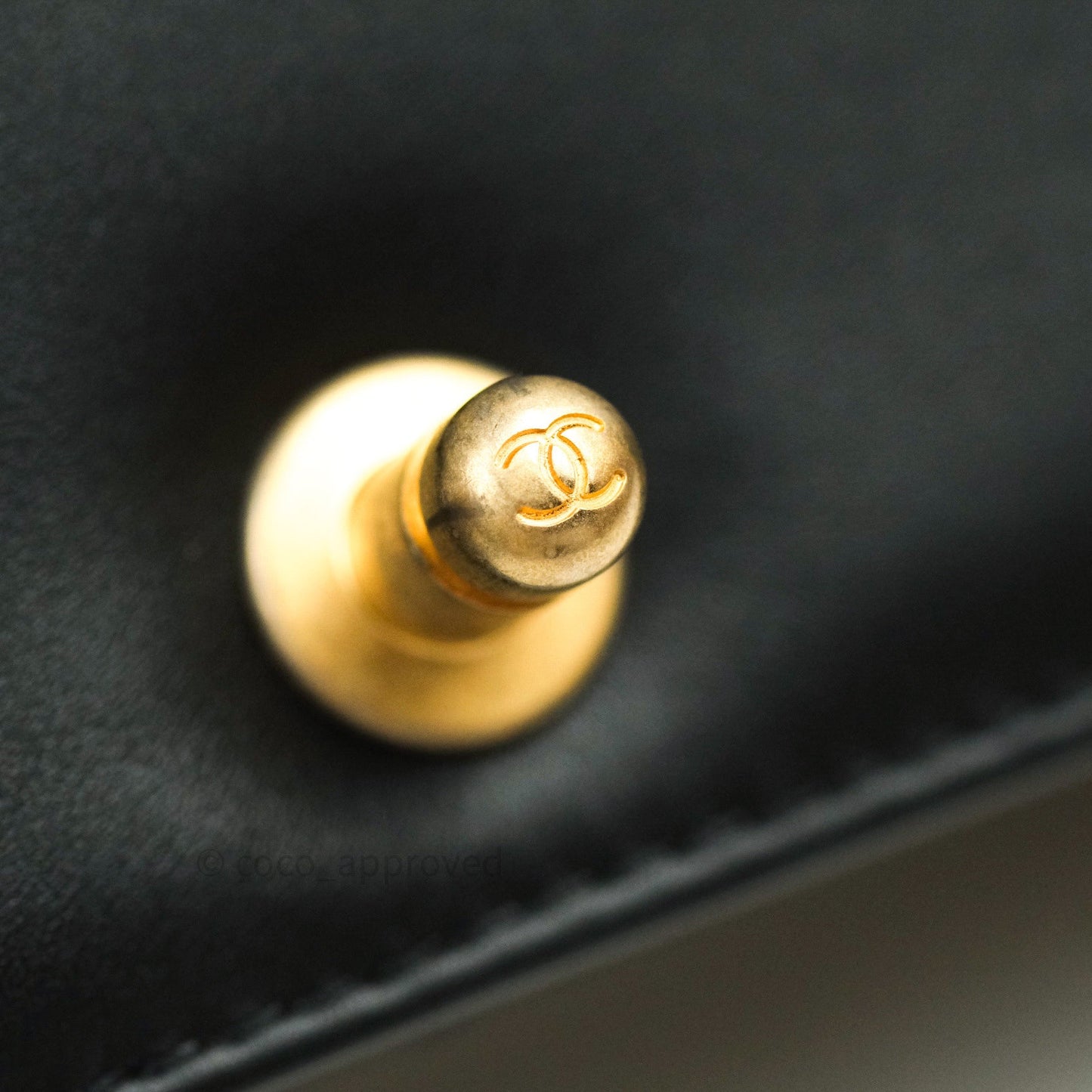 Chanel Boy Quilted Medium Black Calfskin Gold Hardware 20C