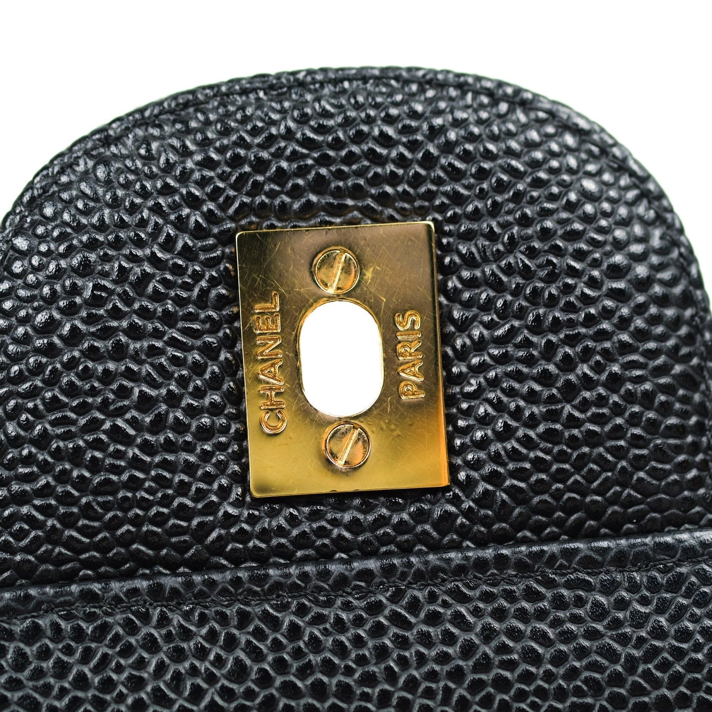 Chanel Classic Jumbo Double Flap Black Caviar Gold Hardware⁣⁣