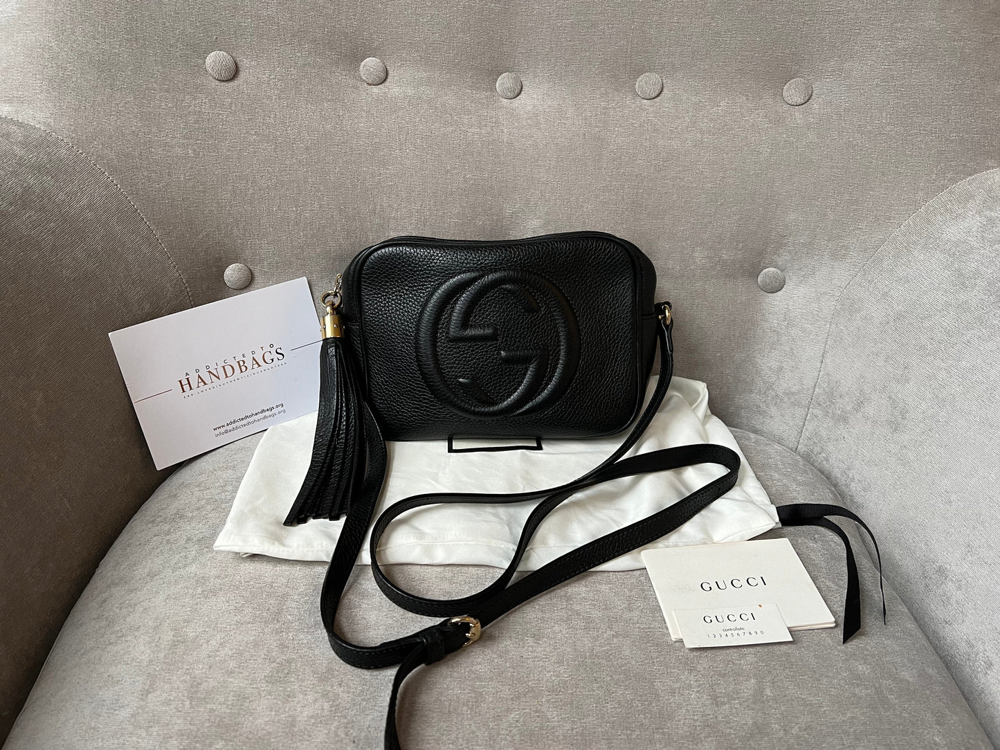 Luxury Gucci Trending 2025 Black Soho Disco