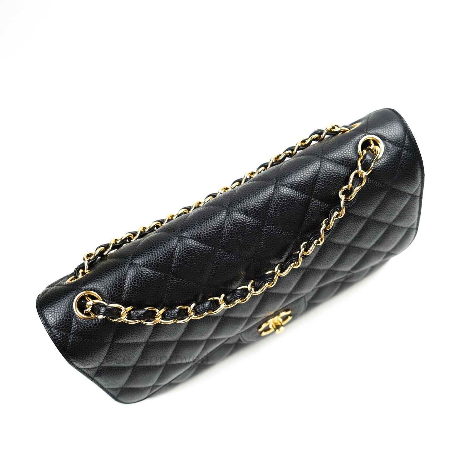 Chanel Classic Jumbo Double Flap Black Caviar Gold Hardware⁣⁣