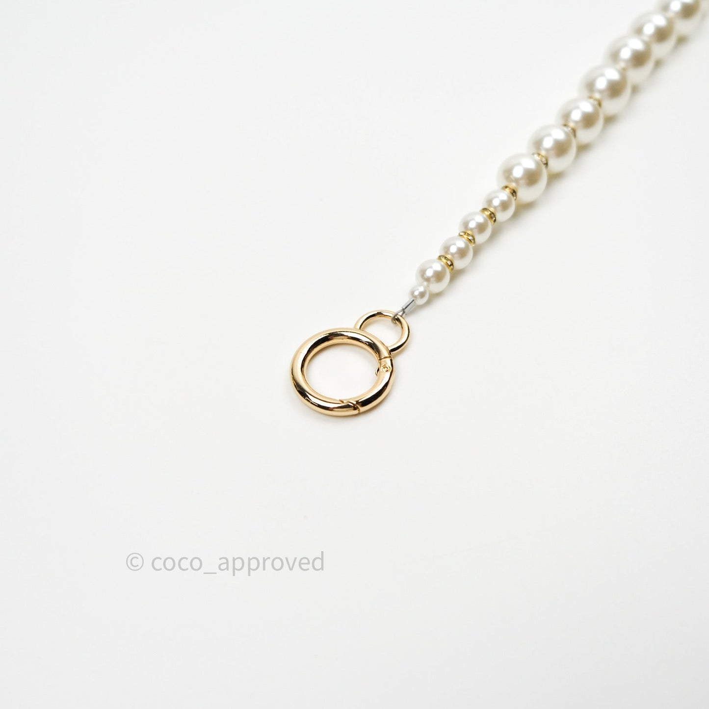 Pearl Chain with Rhinestones