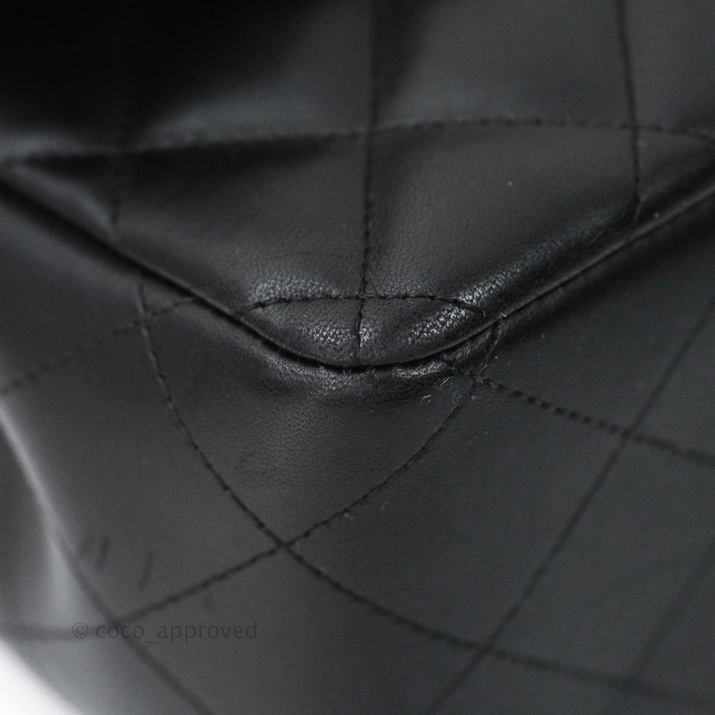Chanel Jumbo Double Flap Black Lambskin Silver Hardware⁣⁣