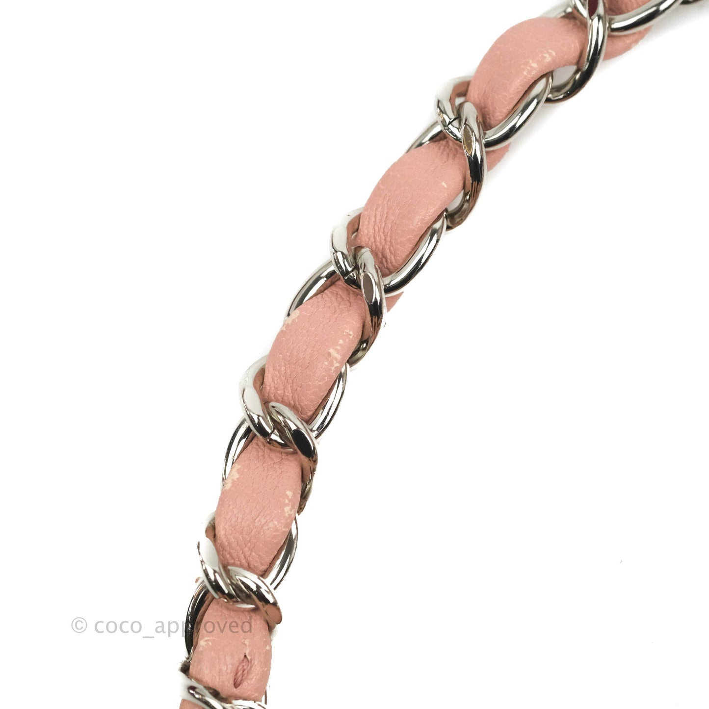 Chanel Small CC Box Flap Bag Pink Calfskin Silver Hardware