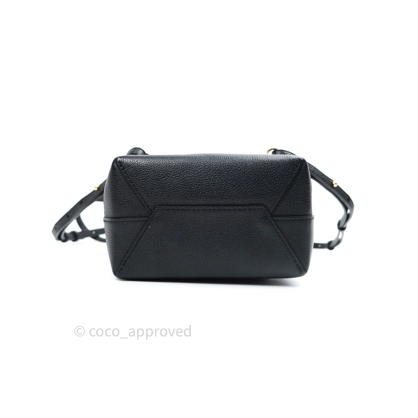 Louis Vuitton Lockme Mini Backpack Black Gold Hardware