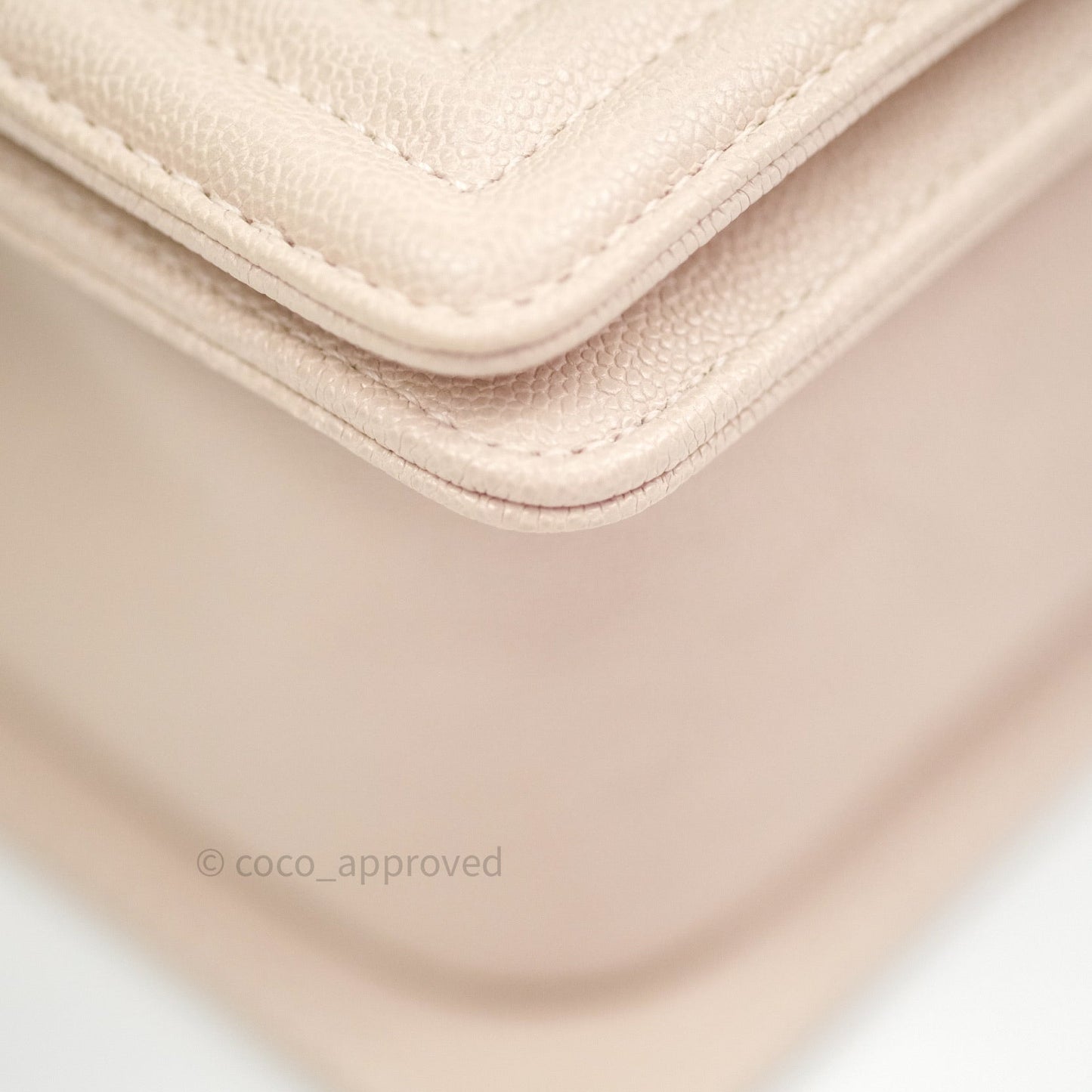 Chanel Quilted Medium Caviar Boy Flap Light Beige Light Gold Hardware