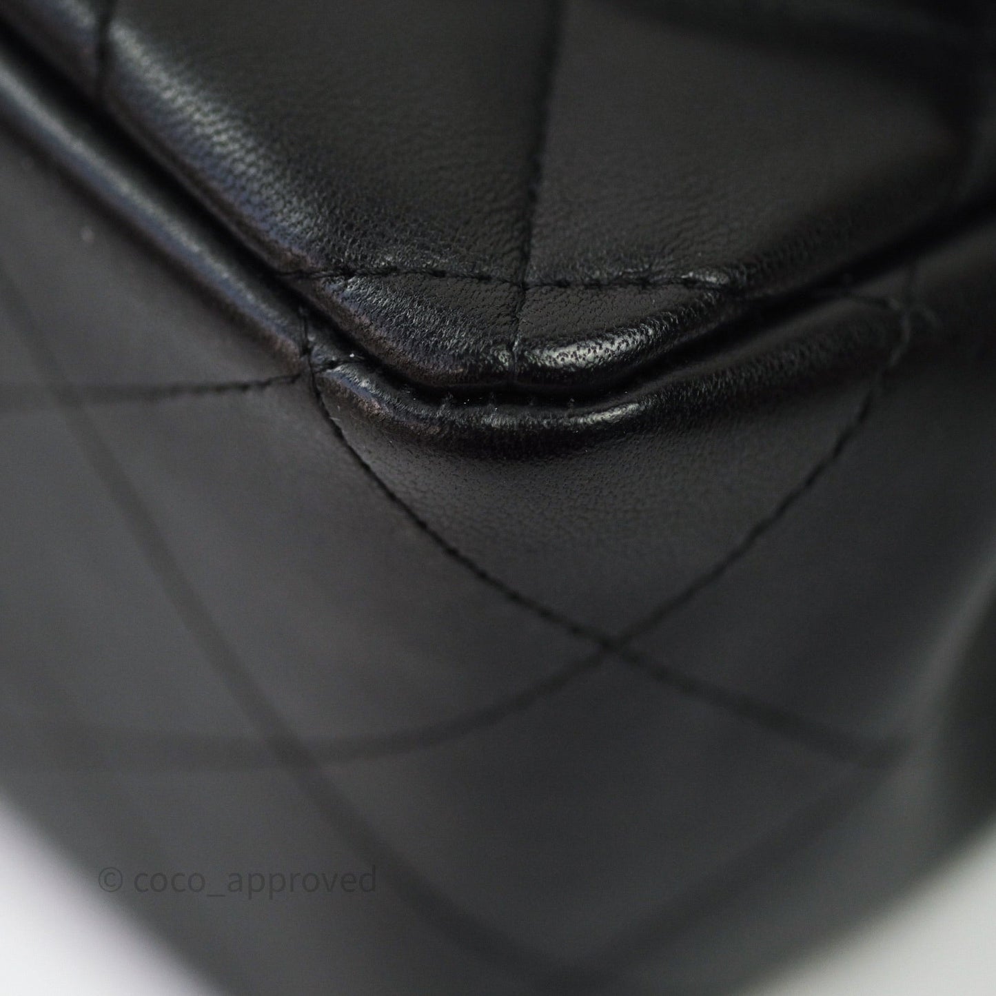 Chanel Jumbo Double Flap Black Lambskin Silver Hardware⁣⁣