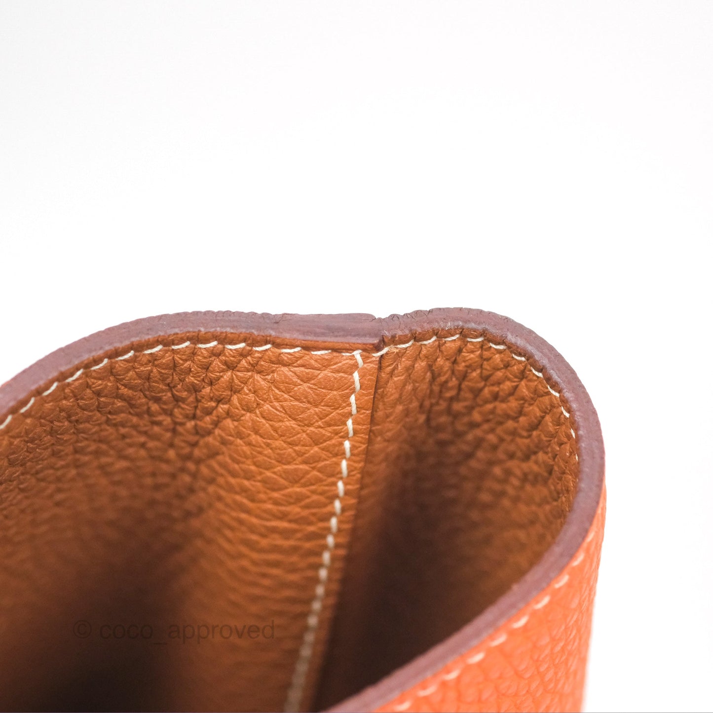 Hermès Double Sens Tote 36 Gold/ Orange Clemence