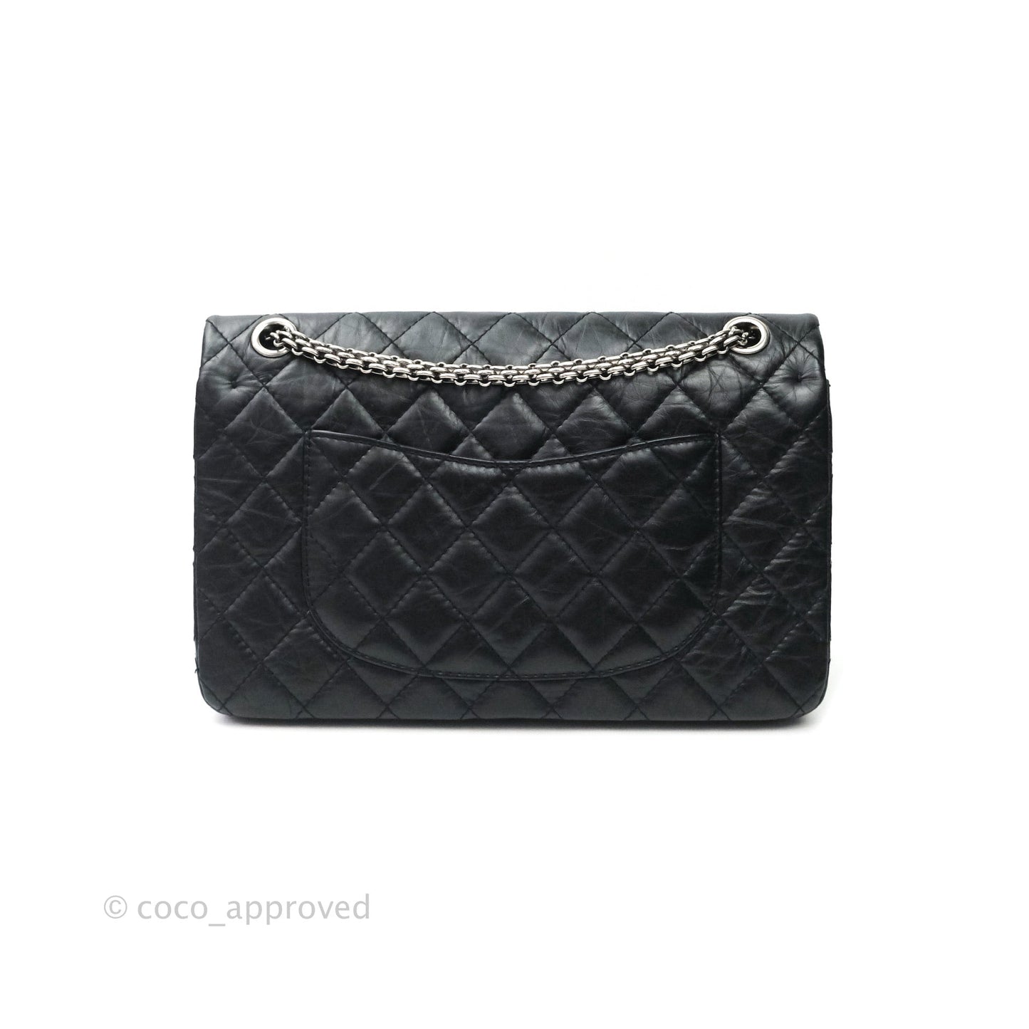 Chanel Reissue Quilted Aged Calfskin Black Ruthenium Hardware 226