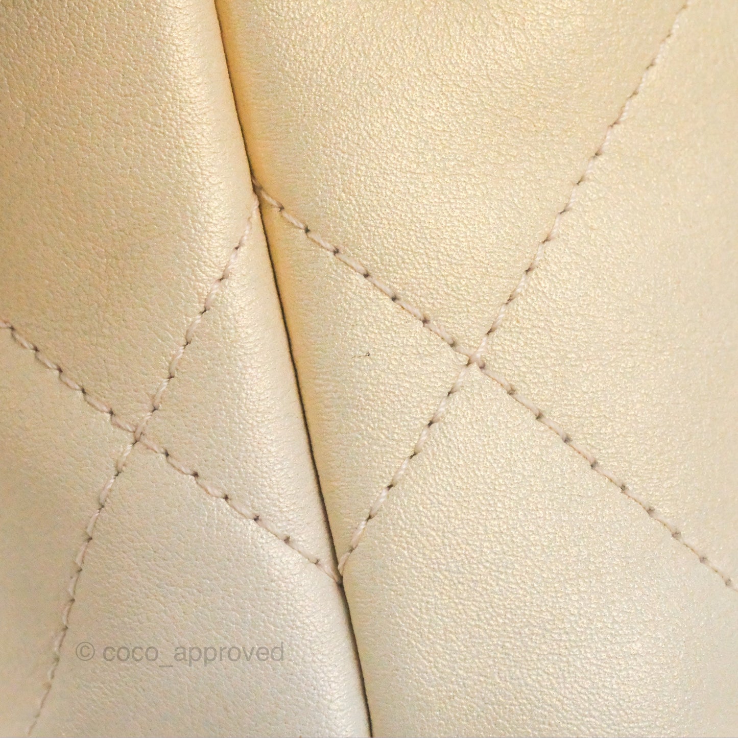 Chanel 22 Mini Bag Iridescent Pearl Calfskin
