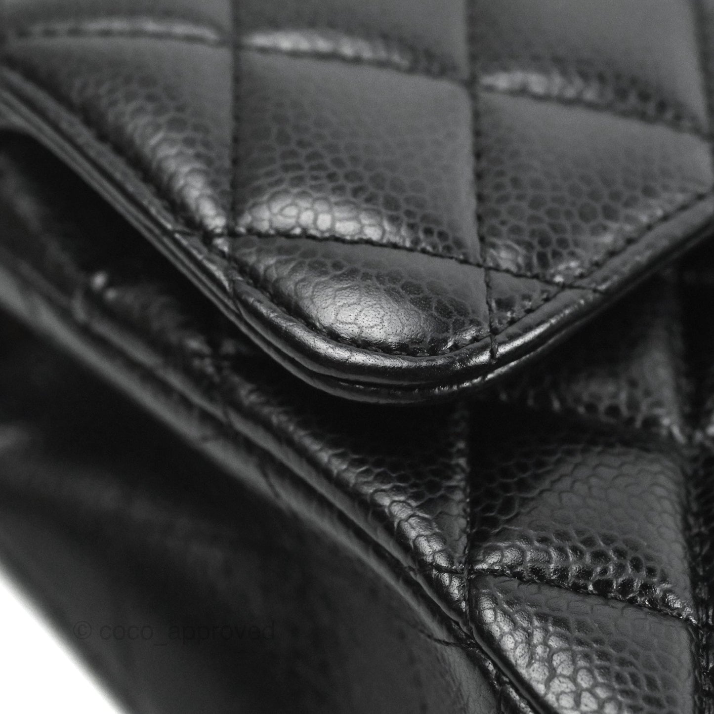 Chanel Quilted Small Classic Flap Black Caviar Gold Hardware