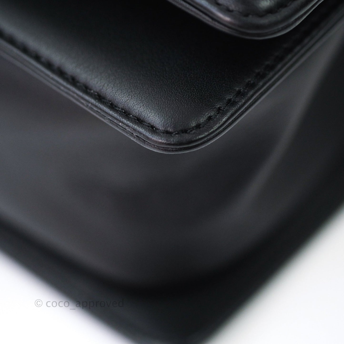 Chanel Quilted Medium Calfskin Boy Flap So Black Hardware
